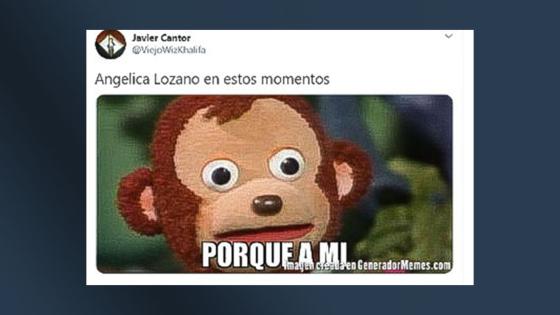 Meme de Ángelica Lozano.