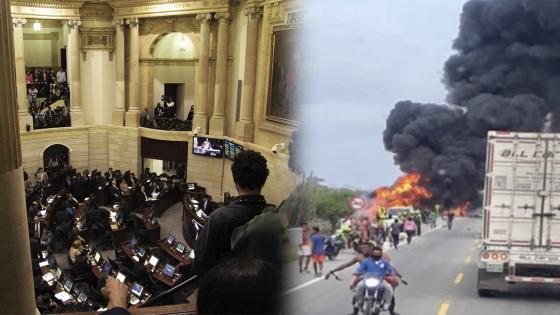 Políticos lamentan explosión de camión cisterna en Tasajera Políticos lamentan explosión de camión cisterna en Tasajera