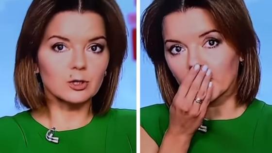 Presentadora pierde un diente Presentadora pierde un diente
