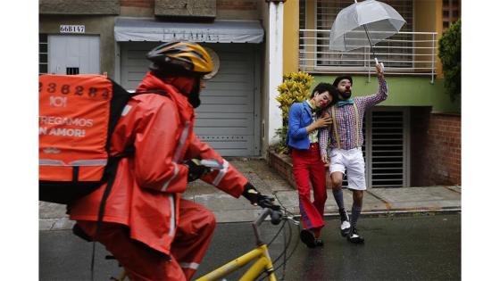 Circo callejero en Medellín