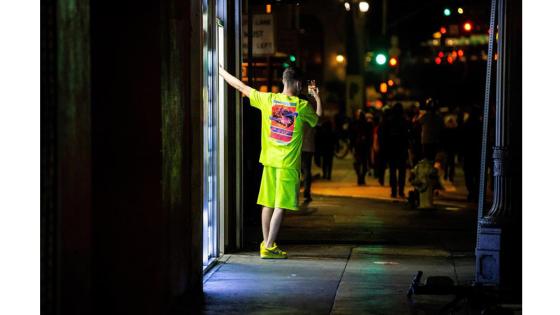 Manifestantes reunidos en las calles del centro de Los Ángeles