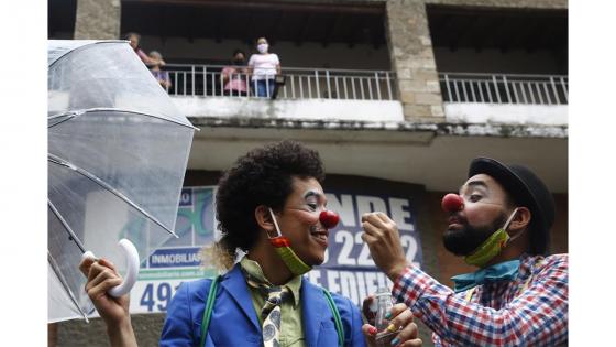 Circo callejero en Medellín