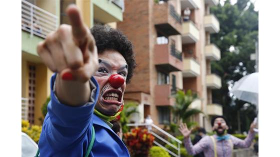 Circo callejero en Medellín