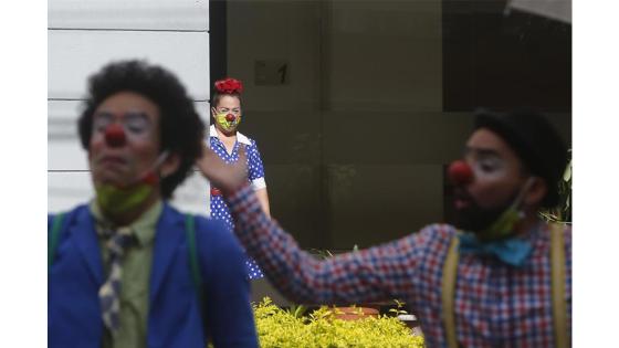 Circo callejero en Medellín