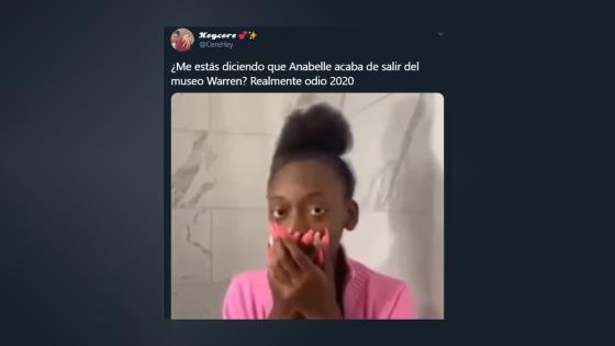 Meme de la desaparición de Anabelle.