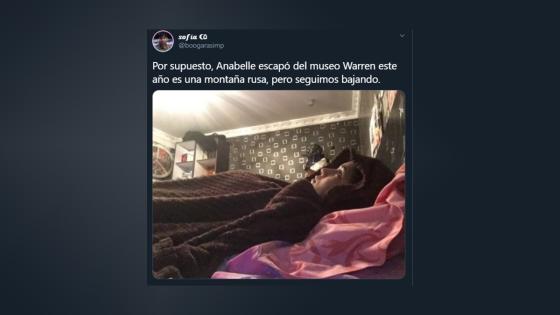 Meme de la desaparición de Anabelle. Meme de la desaparición de Anabelle.