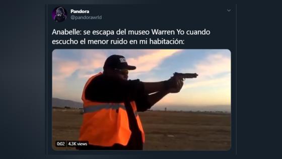 Meme de la desaparición de Anabelle. Meme de la desaparición de Anabelle.