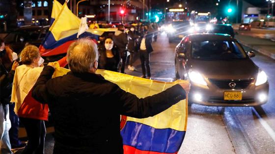 Manifestaciones en Bogotá