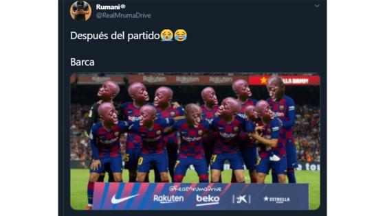 Meme de la goleada del Bayern al Barcelona. Meme de la goleada del Bayern al Barcelona.
