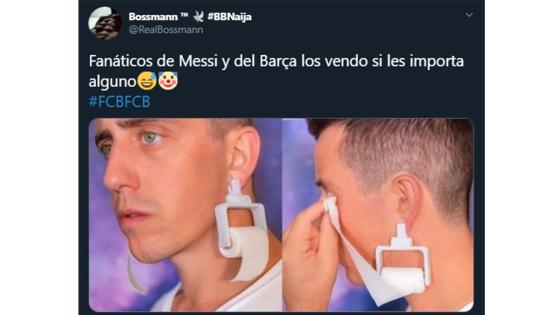 Meme de la goleada del Bayern al Barcelona.