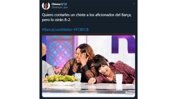 Meme de la goleada del Bayern al Barcelona. Meme de la goleada del Bayern al Barcelona.