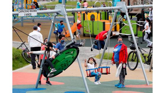 Reapertura de los parques y ciclovías en Bogotá