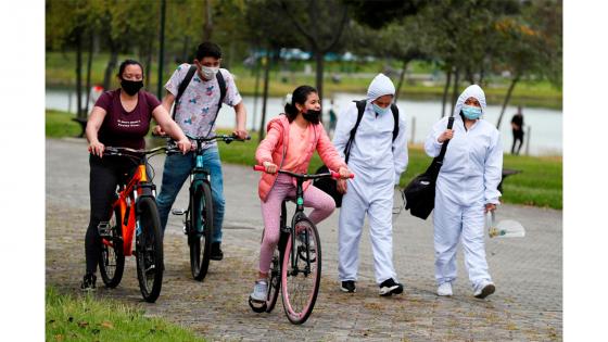 Reapertura de los parques y ciclovías en Bogotá