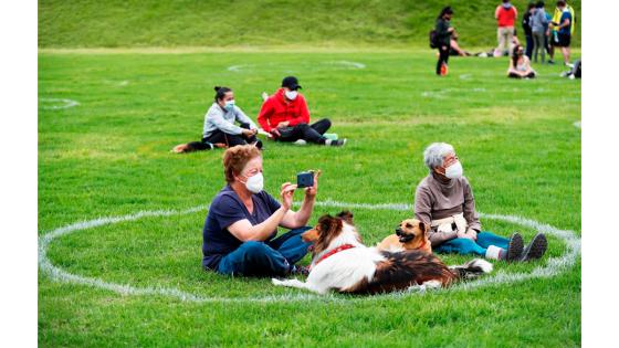 Reapertura de los parques y ciclovías en Bogotá