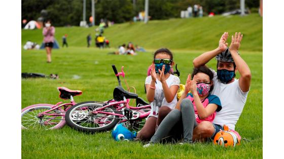 Reapertura de los parques y ciclovías en Bogotá