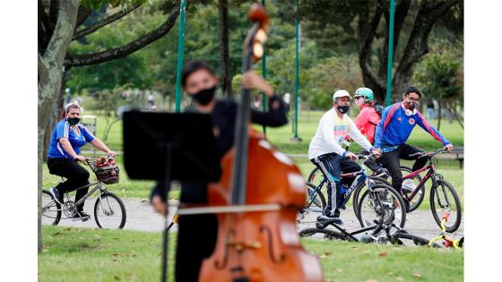 Reapertura de los parques y ciclovías en Bogotá