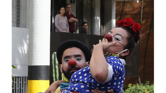 Circo callejero en Medellín