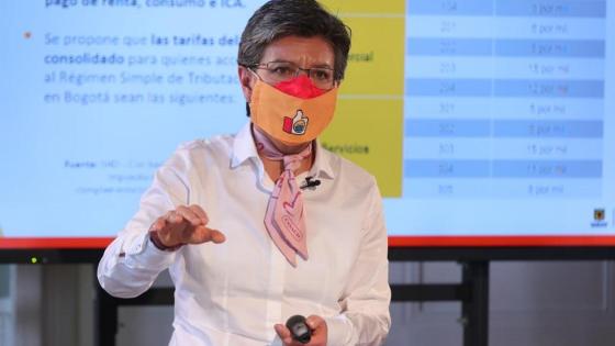 Claudia López anunció estímulos para la reactivación económica de Bogotá Claudia López anunció estímulos para la reactivación económica de Bogotá