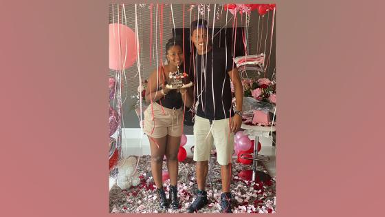 Geraldine Molina y Yerry Mina Geraldine Molina y Yerry Mina