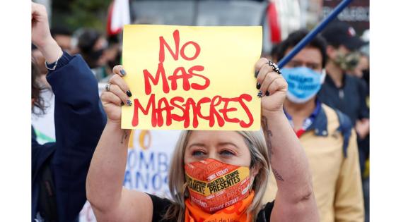 Protesta en Bogotá 21 de septiembre.