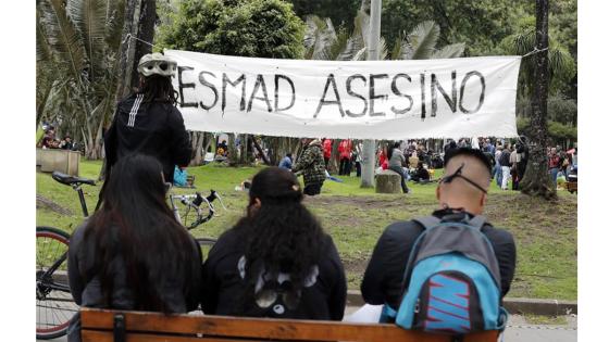 Protesta en Bogotá 21 de septiembre.