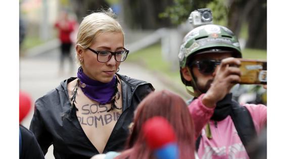 Protesta en Bogotá 21 de septiembre.