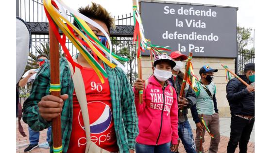 Protesta en Bogotá 21 de septiembre.