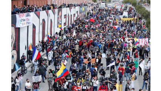 Protesta en Bogotá 21 de septiembre.