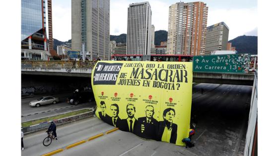 Protesta en Bogotá 21 de septiembre.