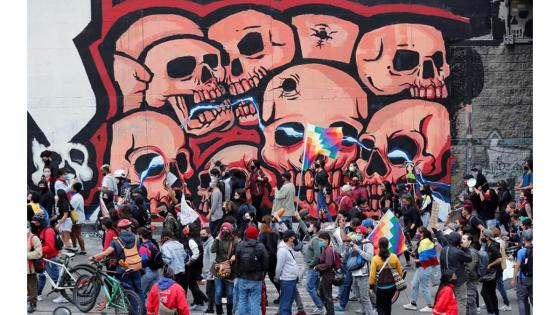 Protesta en Bogotá 21 de septiembre.