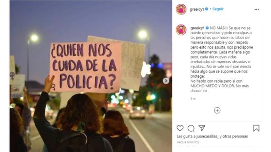 Mensaje de Greeicy