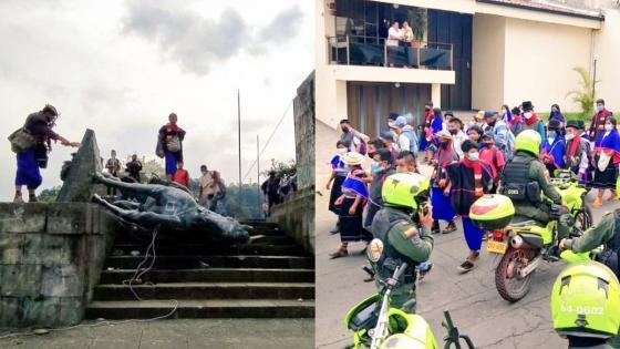 Recompensa por indígenas Misak en Popayán Recompensa por indígenas Misak en Popayán