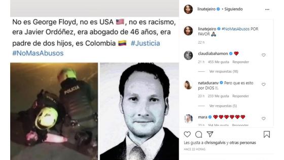Mensaje de Lina Tejeiro
