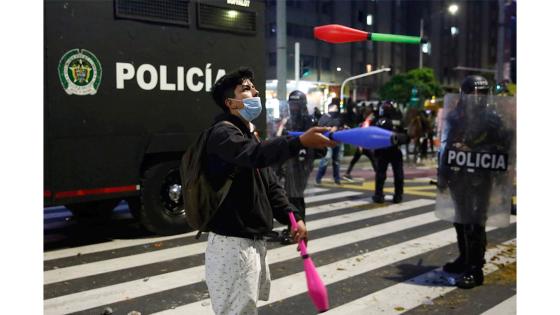 Protestas contra la violencia policial en Colombia
