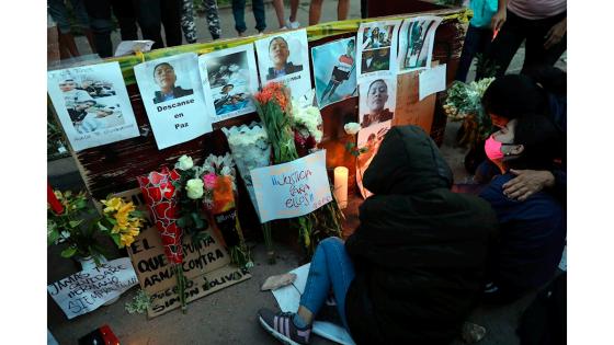 Protestas contra la violencia policial en Colombia