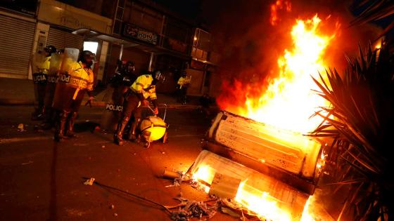 Protestas contra la violencia policial en Colombia