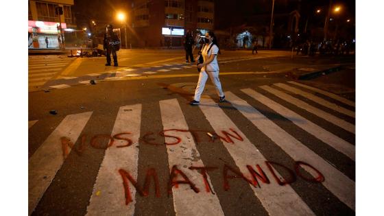 Protestas contra la violencia policial en Colombia