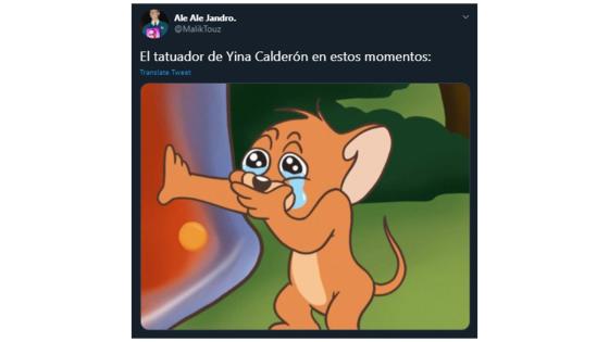 Meme de la nueva cirugía de Yina Calderón. Meme de la nueva cirugía de Yina Calderón.