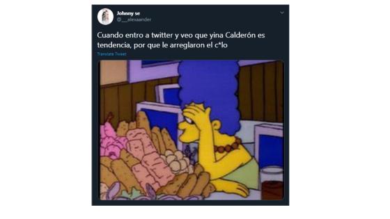 Meme de la nueva cirugía de Yina Calderón.