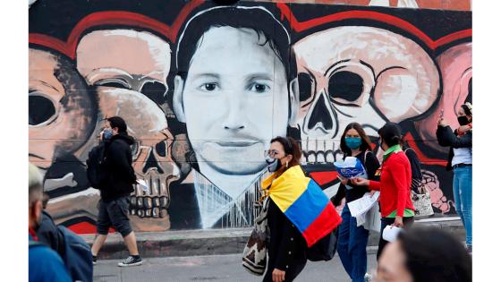 Protesta en Bogotá 21 de septiembre.