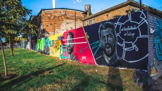 laliga mural en bogotá laliga mural en bogotá