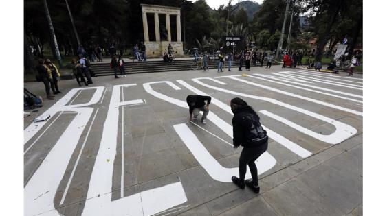 Protesta en Bogotá 21 de septiembre.