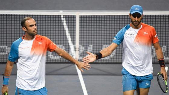 juan sebastián cabal y Robert farah en roland garros