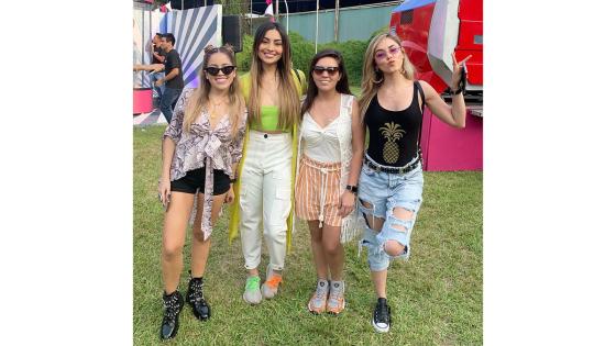 Cinthya Dussan con La Mafe Mendéz, Camila Zuluaga y Kika Nieto