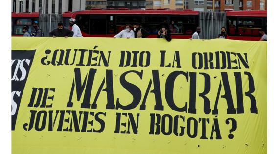 Protesta en Bogotá 21 de septiembre. Protesta en Bogotá 21 de septiembre.