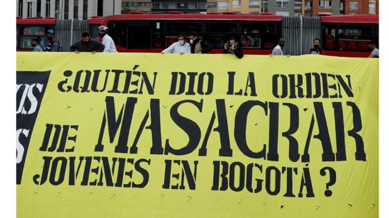 Protesta en Bogotá 21 de septiembre.