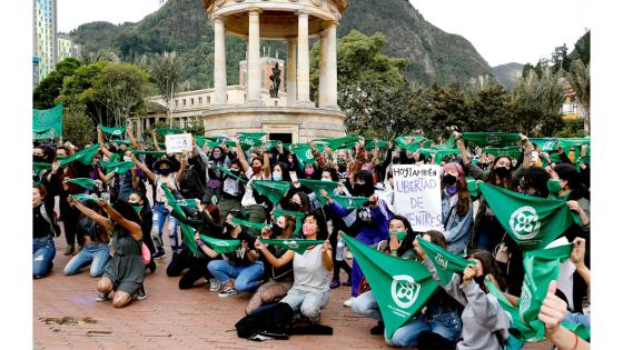 Manifestaciones a favor de la despenalización del aborto