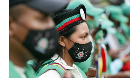 La minga indígena del suroeste de Colombia se toma las calles de Bogotá hoy 19 de septiembre.