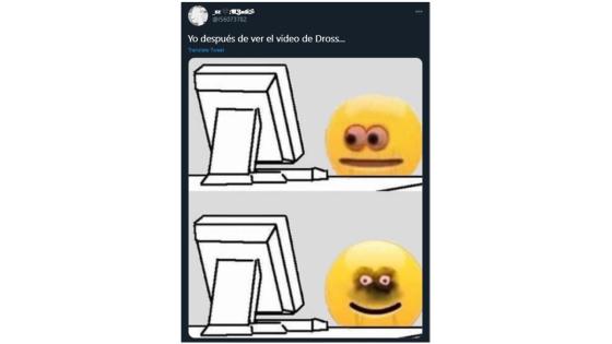 Meme del video de Dross. Meme del video de Dross.