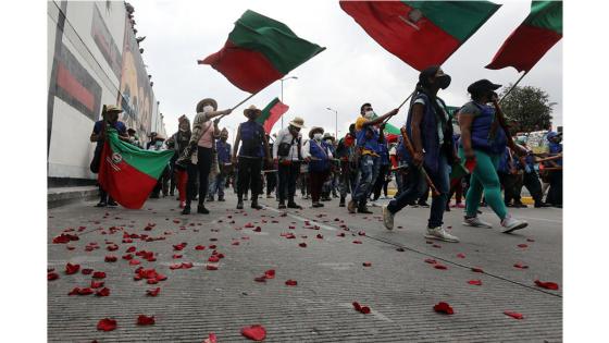 La minga indígena del suroeste de Colombia se toma las calles de Bogotá hoy 19 de septiembre. La minga indígena del suroeste de Colombia se toma las calles de Bogotá hoy 19 de septiembre.